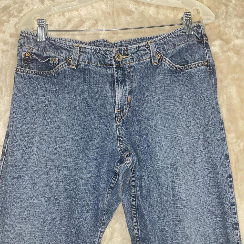 Lucky Brand Dungarees Jeans By Gene Montesano Women’s Size 12/31 (34Wx32L Actual - Picture 2 of 16